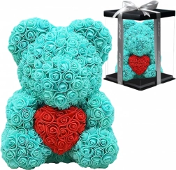 Rozenbeertje 40 cm – cadeau set voor Valentijn