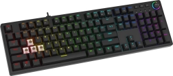 Mechanisch gamingtoetsenbord Savio Styx Outemu Brown met hot-swap en RGB-verlichting