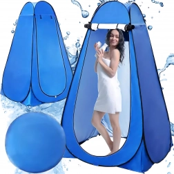 Opvouwbare strandtent – kleedruimte, douche en toilet voor kamperen