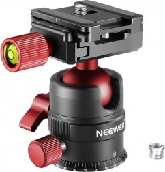 Neewer metalen kogelkop voor statief 28 mm rood