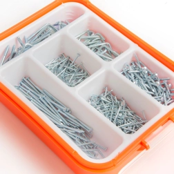 Set spijkers en ophanghaken, 475 stuks