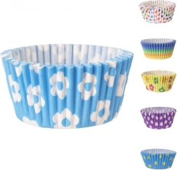 Papieren cupcakevormpjes 6 cm, 80 stuks