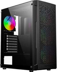 gamingbehuizing fornax 400x met gehard glas en argb-ventilatoren