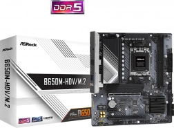 asrock b650m-hdv/m.2 – microatx moederbord am5 met ddr5, hdmi en displayport