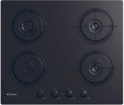 Gaskookplaat van glas zwart CVW6BB
