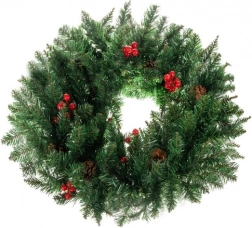 Kerstdecoratieve deurkrans 60 cm