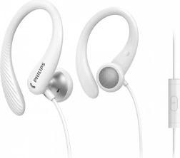 PHILIPS sport oordopjes met oorhaakjes en microfoon
