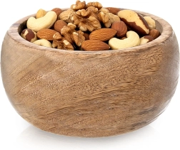 Houten mangohouten kom 14 cm, 450 ml