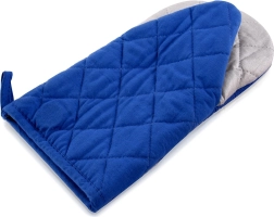 Teflon keukenhandschoen blauw 25,5 cm