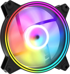 ventilator ARGB 120 mm zwart Volcano Apex 120
