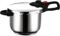 snelkookpan 6 l van roestvrij staal 22 cm maestro