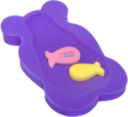 Schuim badkussen voor baby’s BASIC – paars