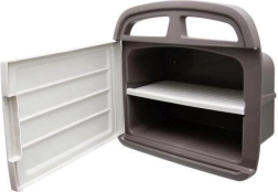 Deluxe slanghouder voor in de tuin 45 m kunststof