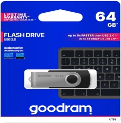Pendrive GOODRAM Twister 64GB USB 3.0 blauw