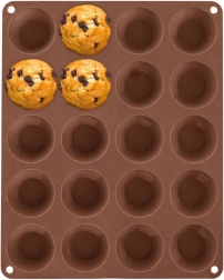 Siliconen bakvorm voor 20 mini-muffins Orion