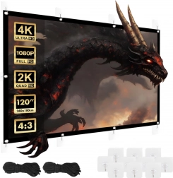 Projectiescherm 120 inch 4:3