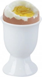 Witte porseleinen eierdop Mona