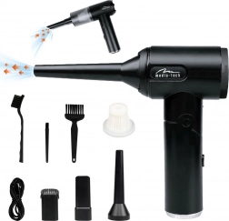 draadloze 2-in-1 blower en mini-stofzuiger media-tech jet air duster