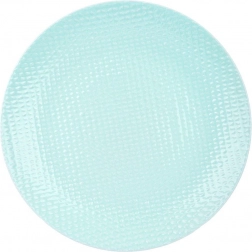 Keramisch dessertbord Relief 21 cm, pastelgroen