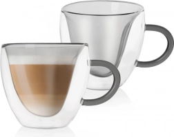 Thermo glazen met dubbele wand 280 ml, 2 stuks