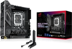rog strix b860-i gaming wifi – mini‑itx moederbord met lga1851 en ddr5