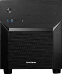 Zwarte computerkast mATX Cube Mesh Serie