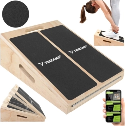 Houten schuine kuitrekplaat TRIZAND