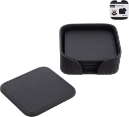 Onderzetters Gentleman met standaard 10 × 10 cm - 4 stuks