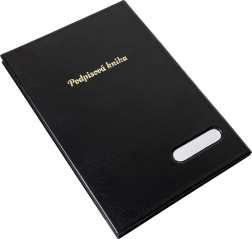 Handtekeningenboek Hanibal zwart, 14 scheidingsbladen