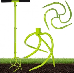 Handmatige tuincultivator GARDLOV met verstelbare hoogte 90–100 cm