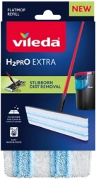 Vervangende hoes voor vlakmop Vileda H2Pro van microvezel