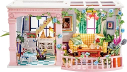 Robotime miniatuur huis met terras bouwpakket