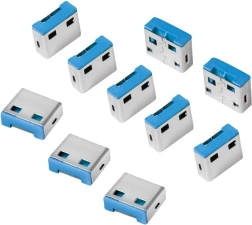 USB-poortblokkering zonder sleutel, set van 10 stuks