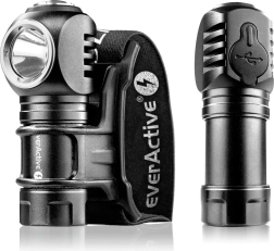 Oplaadbare hoofdlamp en zaklamp EVERACTIVE FL-55R Dripple 500 lm