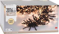 Kerst LED-slinger 14,6 m, 2016 diodes, warm wit, voor buiten en binnen