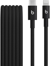 Beats USB‑C naar Lightning kabel 1,5 m gevlochten – zwart