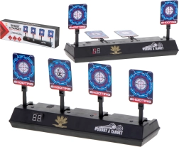 Elektronisch schietdoel met 4 doelen en digitaal teldisplay