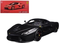 Metalen model BBURAGO Ferrari LaFerrari 1:18 matzwart
