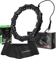 Set massage-hulahoep met gewicht HMS HHW11 en afslankende heupband HMS BR163 Plus Size