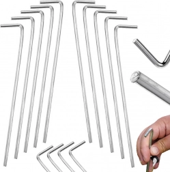 Stalen haringen L 24 cm – set van 10 stuks