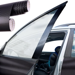 Zelfklevende 4D carbonfolie zwart 1,52 × 30 m