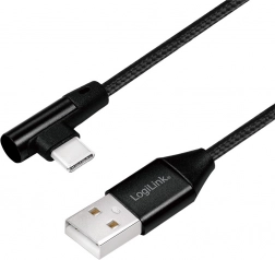 USB 2.0 kabel hoek USB-C 0.3m