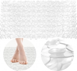 Transparante antislip badkamermat 70 × 35 cm