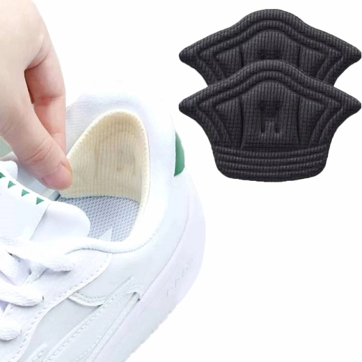 Zwarte foam hielenkussens 5 mm