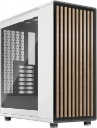 Computerbehuizing North Chalk White TG Clear Tint