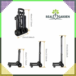 Opvouwbare transportkar met telescopische handgreep 40 kg