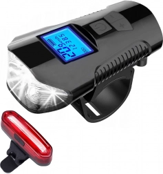 maltrack set fietsverlichting exonum 3000 4-in-1 voor + achter