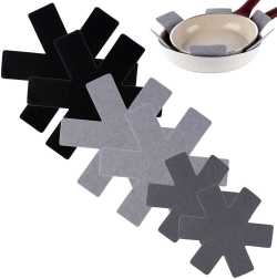 Vilt beschermpads voor pannen 6 stuks (38/35/26 cm)