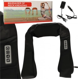 Shiatsu massagekraag met verwarming voor nek, schouders en rug