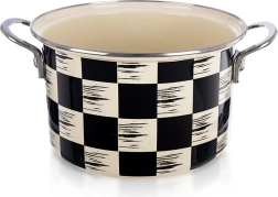 Geëmailleerde pan schaakbord 20 cm, 3 l